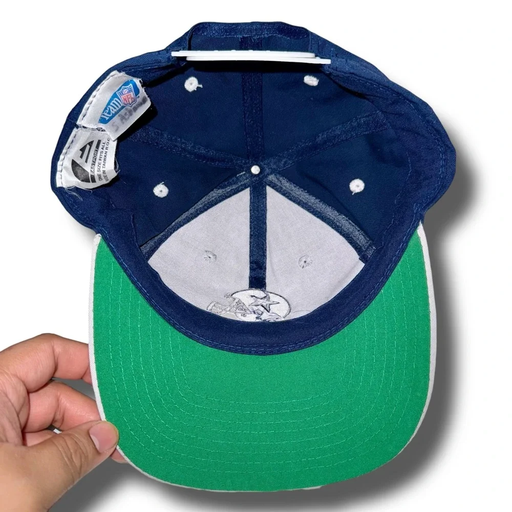 Vintage‎ Dallas Cowboys Hat Eastport NFL Front Row Snapback 6 Panel Cap